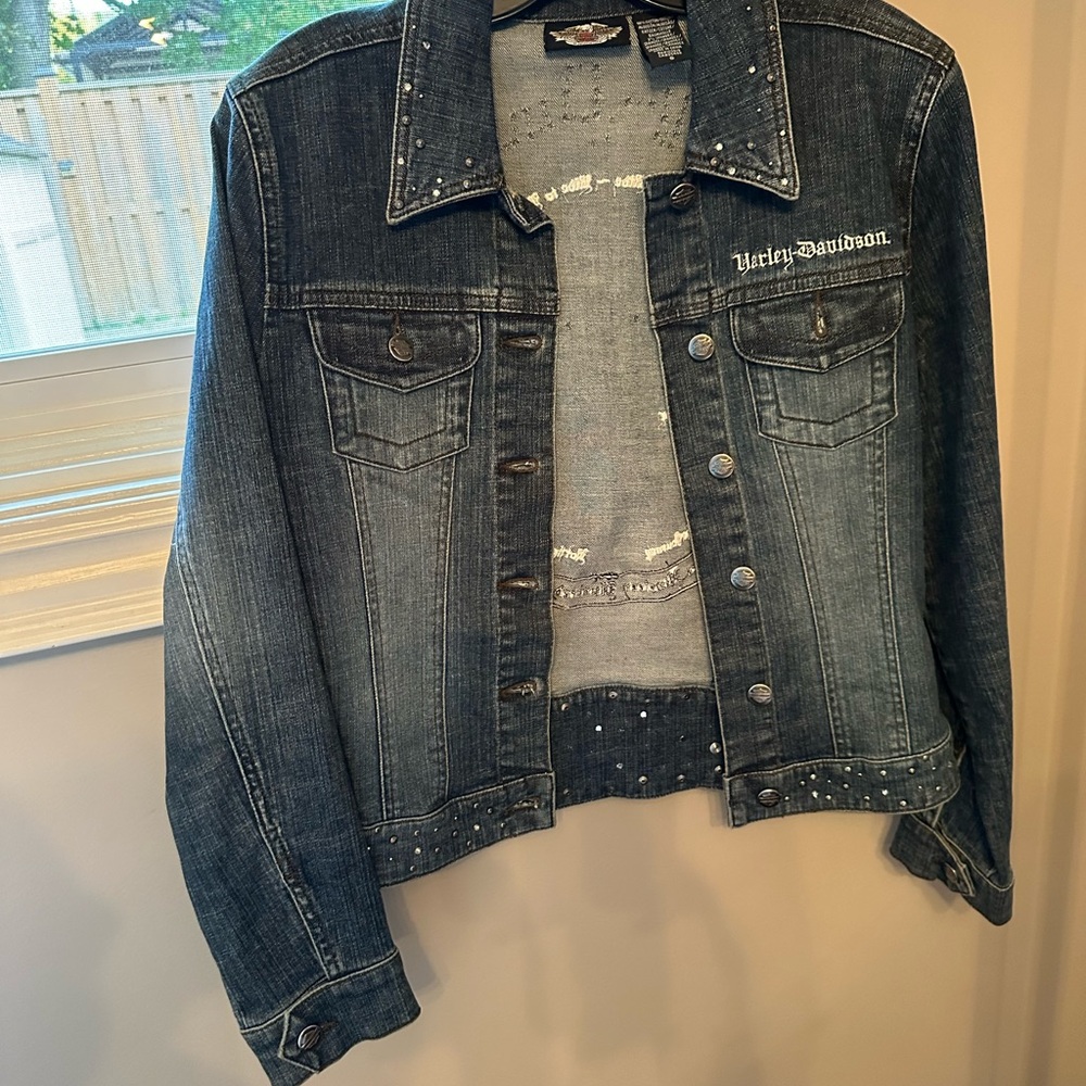 Harley-Davidson Dark Denim Jacket - Picture 2 of 3